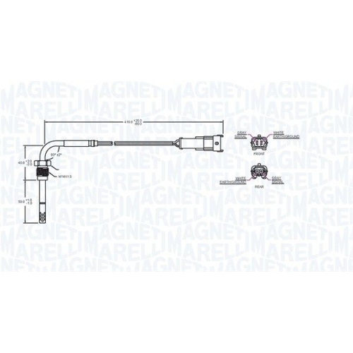 MAGNETI MARELLI Sensor, Abgastemperatur