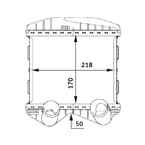 MAHLE Ladeluftkühler BEHR *** PREMIUM LINE ***