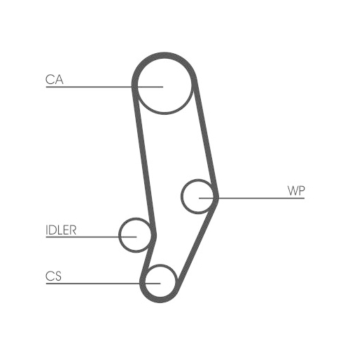 CONTINENTAL CTAM Zahnriemen