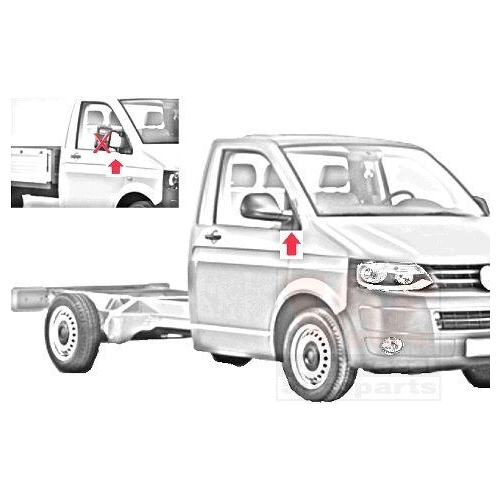 VAN WEZEL Abdeckung, Au&szlig;enspiegel * HAGUS *