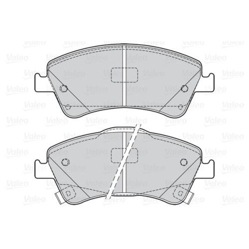 VALEO Bremsbelagsatz, Scheibenbremse FIRST
