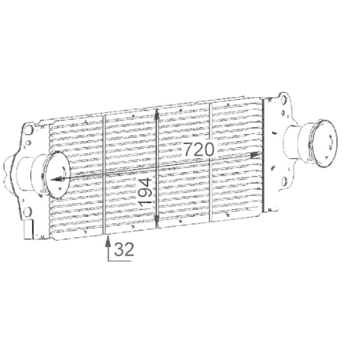 MAHLE Ladeluftkühler BEHR *** PREMIUM LINE ***