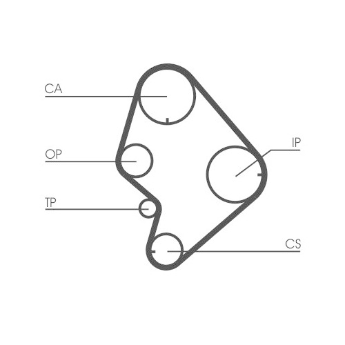 CONTINENTAL CTAM Zahnriemen