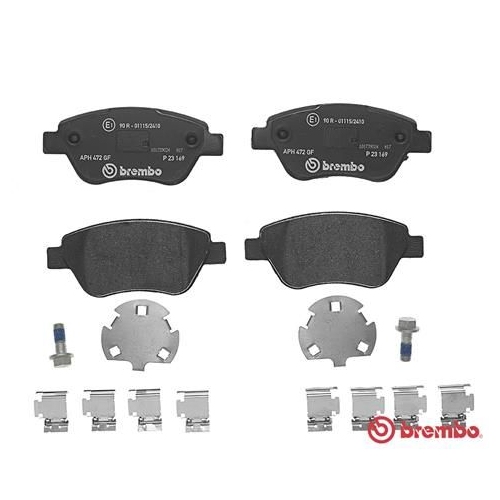 BREMBO Bremsbelagsatz, Scheibenbremse PRIME LINE