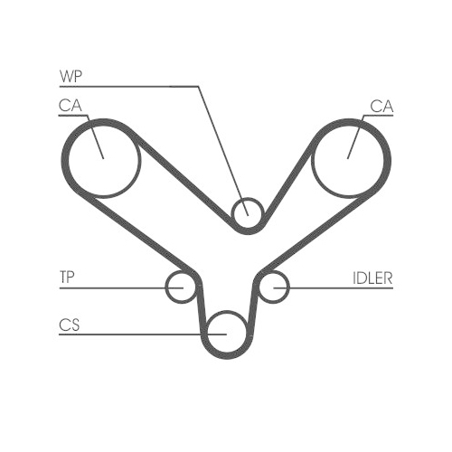 CONTINENTAL CTAM Zahnriemen