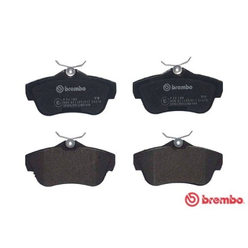 BREMBO Bremsbelagsatz, Scheibenbremse PRIME LINE