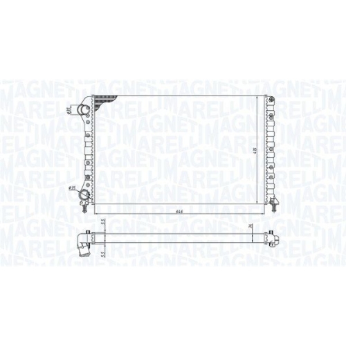 MAGNETI MARELLI Kühler, Motorkühlung