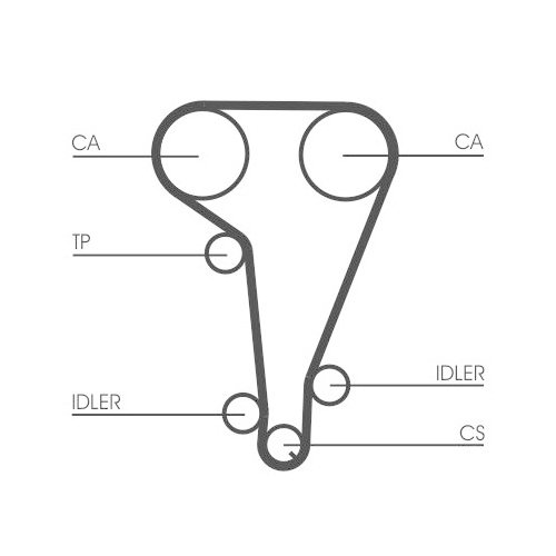 CONTINENTAL CTAM Zahnriemen