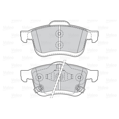 VALEO Bremsbelagsatz, Scheibenbremse FIRST