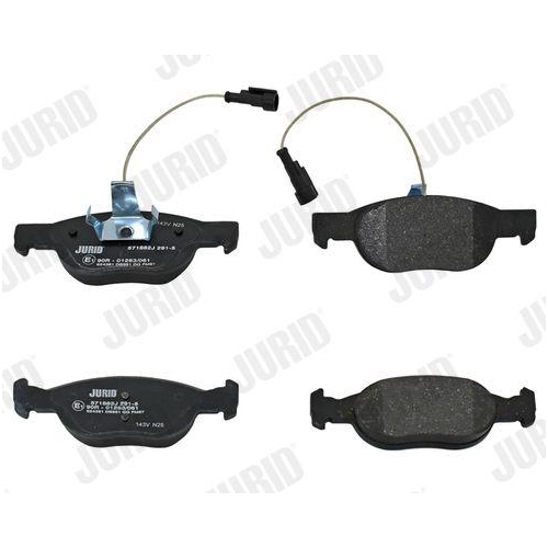 JURID Bremsbelagsatz, Scheibenbremse