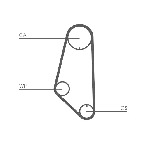 CONTINENTAL CTAM Zahnriemen