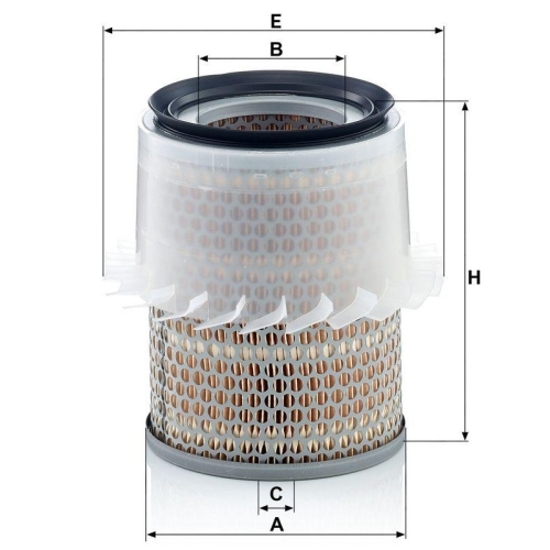 MANN-FILTER Luftfilter