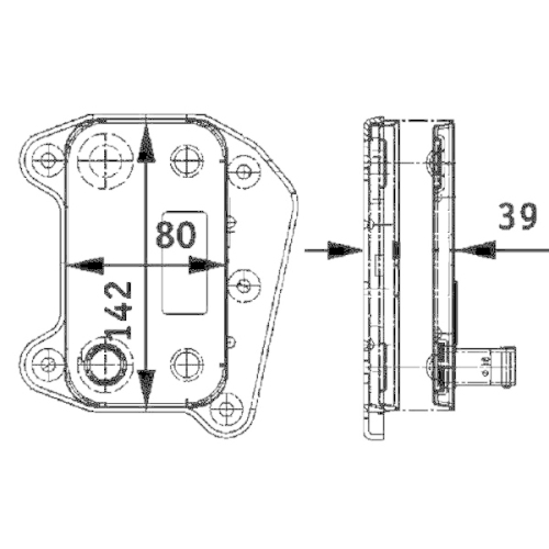 MAHLE Ölkühler, Motoröl BEHR *** PREMIUM LINE ***