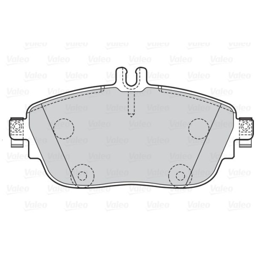 VALEO Bremsbelagsatz, Scheibenbremse FIRST