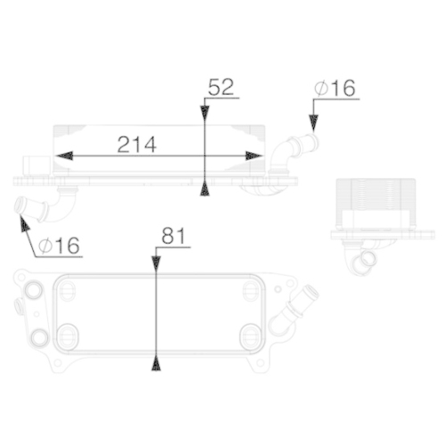 MAHLE Ölkühler, Automatikgetriebe BEHR *** PREMIUM LINE ***