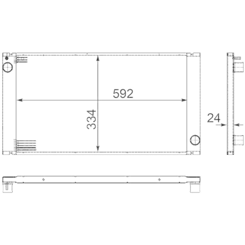 MAHLE Kühler, Motorkühlung BEHR *** PREMIUM LINE ***