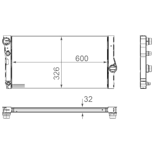 MAHLE Kühler, Motorkühlung BEHR *** PREMIUM LINE ***