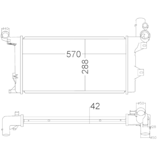 MAHLE Kühler, Motorkühlung BEHR *** PREMIUM LINE ***