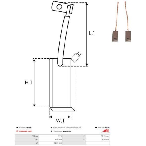 AS-PL Kohleb&uuml;rste, Generator AS