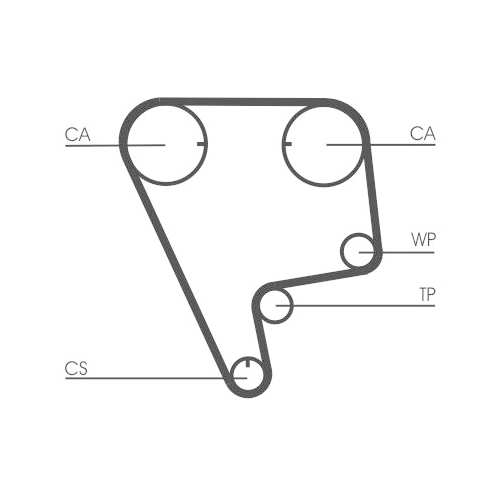 CONTINENTAL CTAM Zahnriemen