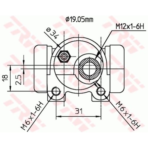 TRW Radbremszylinder