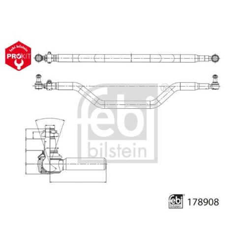 FEBI BILSTEIN Spurstange ProKit