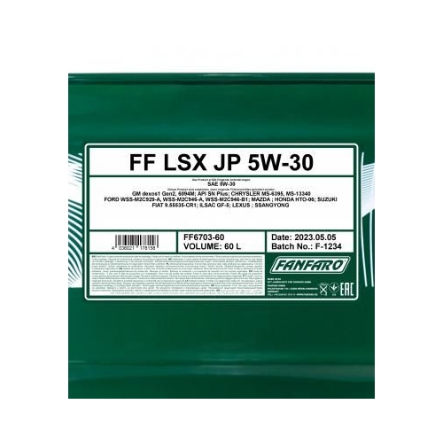 SCT - MANNOL Motoröl Fanfaro LSX JP 5W-30