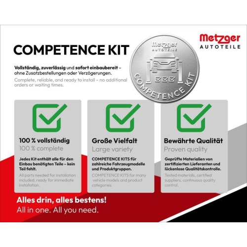 METZGER AUTOTEILE Spurstange COMPETENCE KIT