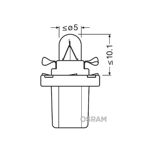 ams-OSRAM Glühlampe, Innenraumleuchte ORIGINAL