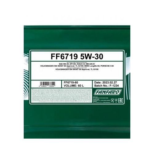 SCT - MANNOL Motoröl Fanfaro 6719 SAE 5W-30