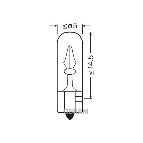 ams-OSRAM Glühlampe, Handschuhfachleuchte ORIGINAL