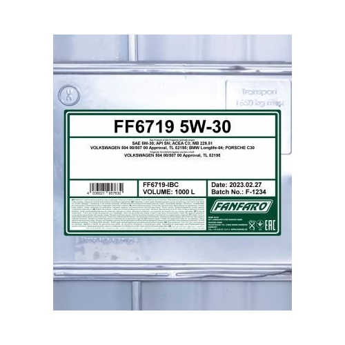 SCT - MANNOL Motoröl Fanfaro 6719 SAE 5W-30