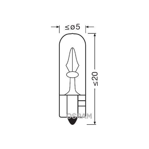 ams-OSRAM Glühlampe, Instrumentenbeleuchtung ORIGINAL