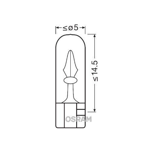 ams-OSRAM Glühlampe, Instrumentenbeleuchtung ORIGINAL