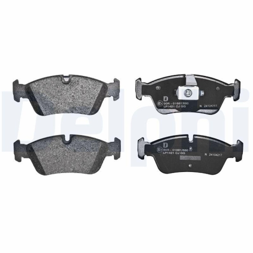 DELPHI Bremsbelagsatz, Scheibenbremse