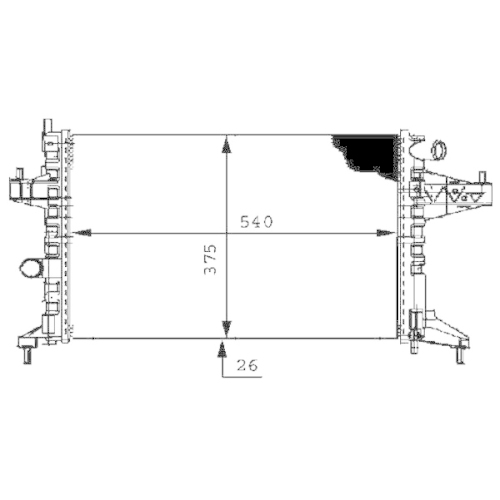 MAHLE Kühler, Motorkühlung BEHR *** PREMIUM LINE ***