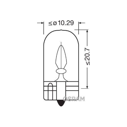 ams-OSRAM Glühlampe, Instrumentenbeleuchtung ORIGINAL