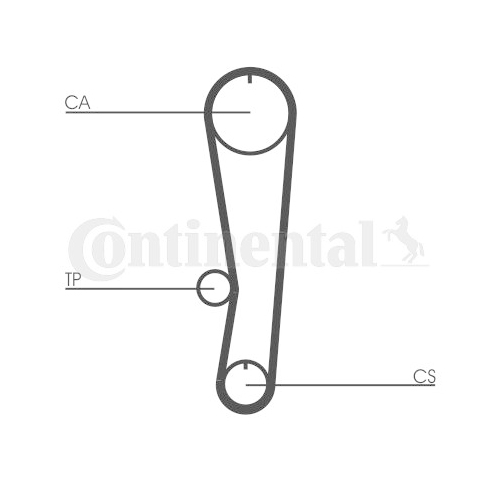 CONTINENTAL CTAM Zahnriemen