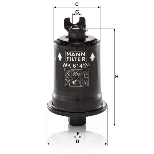 MANN-FILTER Kraftstofffilter