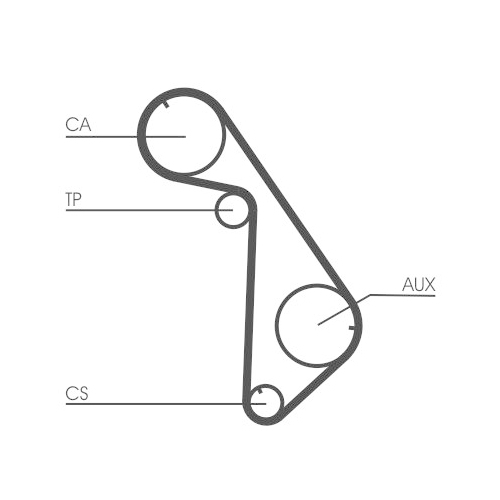 CONTINENTAL CTAM Zahnriemen