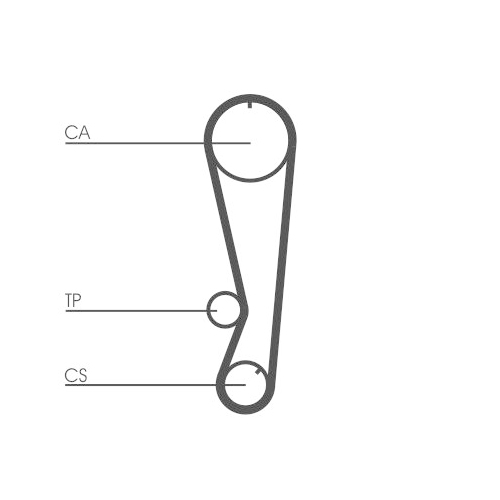 CONTINENTAL CTAM Zahnriemen
