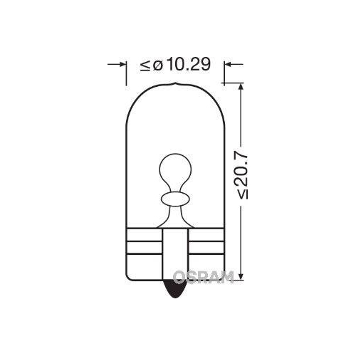 ams-OSRAM Glühlampe, Innenraumleuchte ORIGINAL