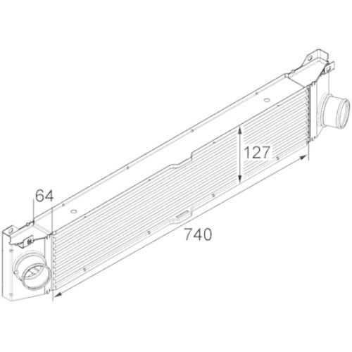 MAHLE Ladeluftkühler BEHR *** PREMIUM LINE ***