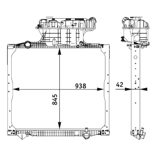 MAHLE Kühler, Motorkühlung BEHR *** PREMIUM LINE ***