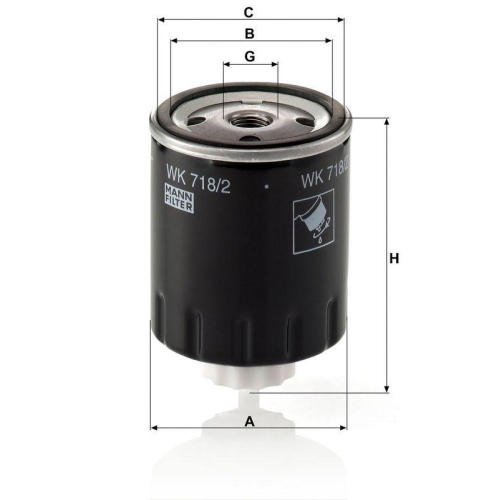 MANN-FILTER Kraftstofffilter
