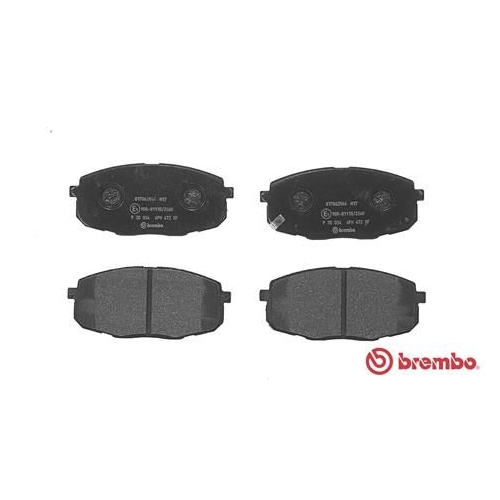 BREMBO Bremsbelagsatz, Scheibenbremse PRIME LINE