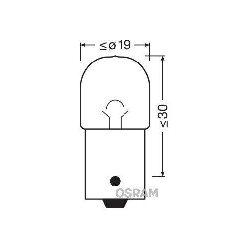 ams-OSRAM Glühlampe, Innenraumleuchte ORIGINAL