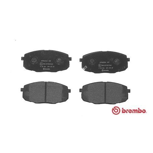 BREMBO Bremsbelagsatz, Scheibenbremse XTRA LINE