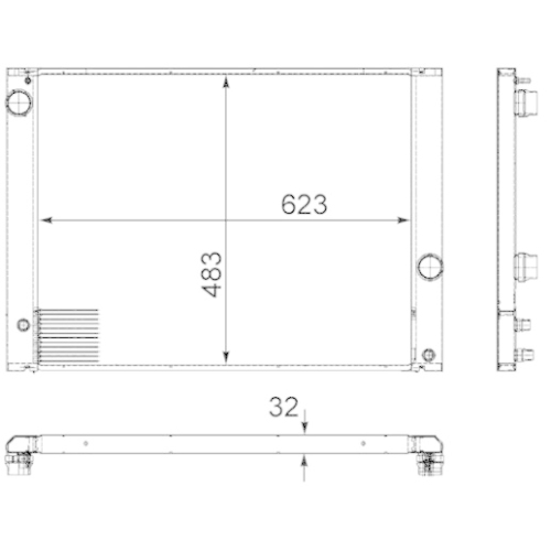 MAHLE Kühler, Motorkühlung BEHR *** PREMIUM LINE ***