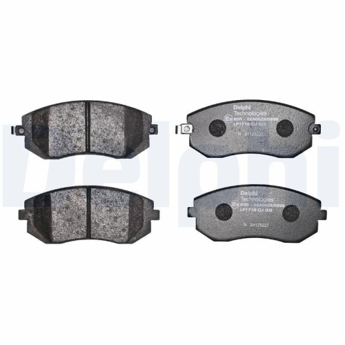 DELPHI Bremsbelagsatz, Scheibenbremse